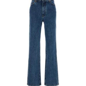 KHAITE High Rise Blue Jeans Danielle